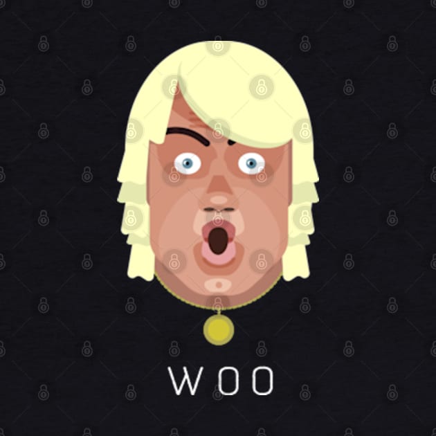 Ric Flair Head (with Text) by FITmedia